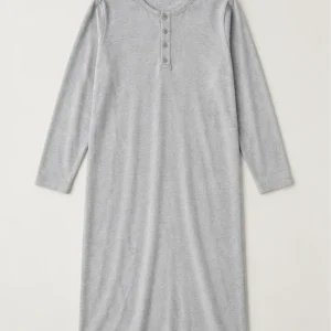 ash night shirt laid out flat